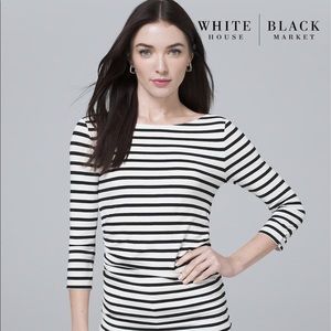 White House Black Market Striped T